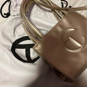 Small Telfar Shopping Bag - Gold